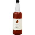 1 Litre bottle of Simply Roasted Hazelnut Syrup for coffee and nutty desserts