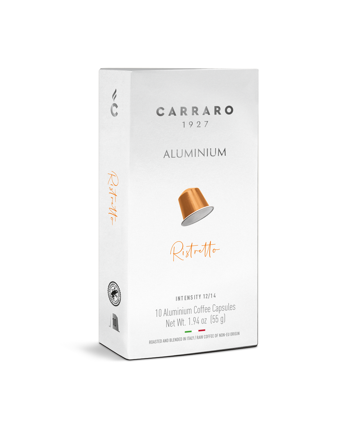 Carraro Ristretto Aluminium Nespresso® Compatible Capsules