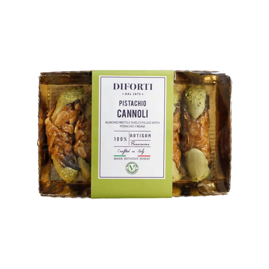 Diforti Gluten Free Pistachio Cannoli 200g box