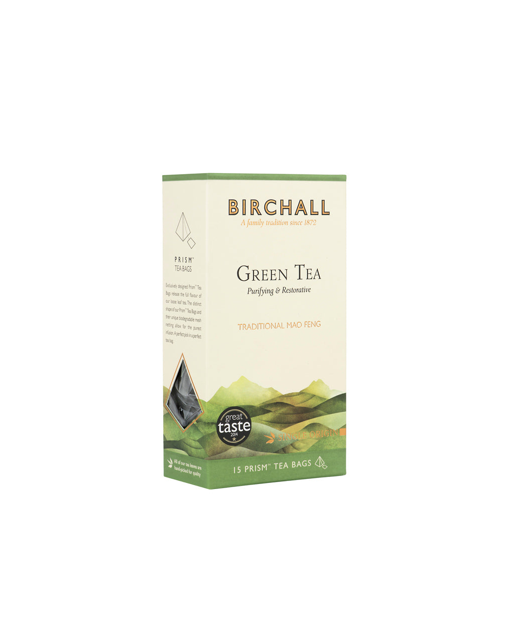 Birchall Green Tea Prism Tea Bags